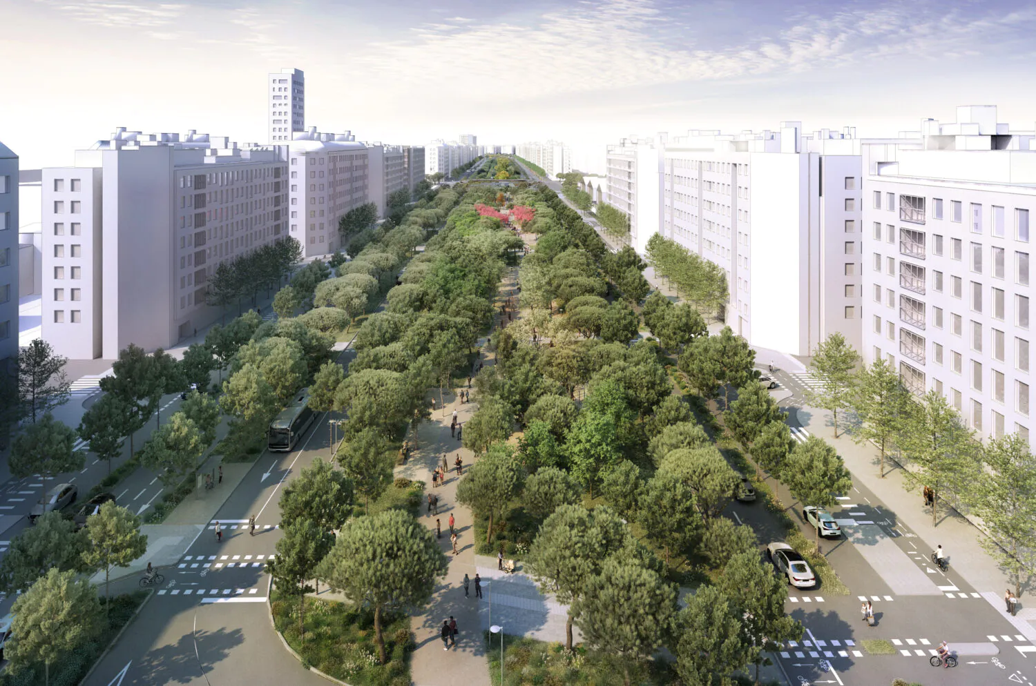Luz verde a la transformación de la Gran Vía del Sureste en el Ensanche de Vallecas, que dará lugar a un bulevar peatonal de más de 21.000 m2 y impactará directamente en la movilidad de Valdecarros, Berrocales, Los Ahijones, El Cañaveral y Los Cerros